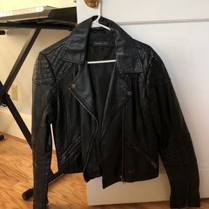 Members Only leather jacket